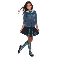 24 X RUBIE'S OFFICIAL HARRY POTTER SLYTHERIN COSTUME SKIRT, CHILDS ONE SIZE APPROX AGE 6-12 YEARS.