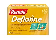 41 X RENNIE DEFLATINE TABLET FOR TRAPPED WIND AND BLOATEDNESS - OTHER, 36 COUNT (PACK OF 1).