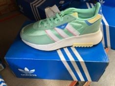 ADIDAS WOMEN'S RETROPY F2 W SNEAKER, PULSE MINT FTWR WHITE ALMOST YELLOW, 6 UK.