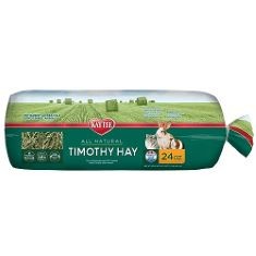 18 X KAYTEE NATURAL TIMOTHY HAY MINI BALES HIGH FIBRE FOOD, 680 G.