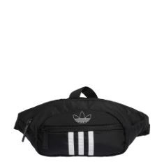 4 X ADIDAS ORIGINALS NATIONAL WAIST PACK, ONE SIZE, BLACK, ONE SIZE, NATIONAL WAIST PACK.