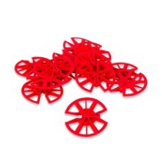 QTY OF ITEMS TO INLCUDE APPROX X30 ASSORTED DIY ITEMS TO INCLUDE TIMCO IRD80R PACK OF 250 TIMLOC 80MM PLASTIC INSULATION RETAINING DISCS - RED, C2G 88520 2 METRE 17 AWG 90 DEGREE POWER CABLE (IEC320C