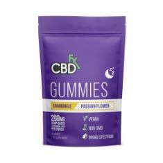 QTY OF ITEMS TO INLCUDE APRROX X20 ASSORTED CBD ITEMS TO INCLUDE CBDFX 200MG CBD HIGH STRENGTH SLEEP GUMMIES 10MG CHAMOMILE / 10MG PASSIONFLOWER / 10MG LEMON BALM /25MG CBD PER GUMMY + MAGNESIUM (8 G