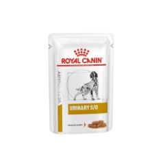 12 X ROYAL CANIN URINARY S/O DOG 12 X 100G POUCHES.