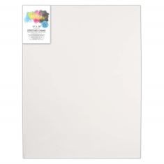 15 X ARTISTE STRETCHED CANVAS, 380GSM, WHITE, 14X18", TRIPLE PRIMED, WOODEN FRAME PAINTING, PERFECT CANVAS FOR PAINTING, ART SUPPLIES FOR ACRYLIC PAINT & CANVAS WALL ART, COMBINE WITH ART SET & PAINT