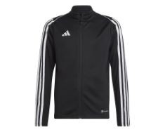 QTY OF ITEMS TO INLCUDE 10 X ASSORTED ADIDAS CLOTHING ITEMS TO INCLUDE ADIDAS HS3522 TIRO23L TR JKTY JACKET UNISEX KIDS BLACK 910A, ADIDAS HZ0180 TIRO23 CBTRSHOY SHORTS UNISEX TEAM NAVY BLUE 2 OR WHI