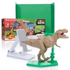 17 X WOW! STUFF - JURASSIC WORLD MOVIEMATES DINOSAUR TOYS | T-REX ACTION FIGURE HYPER ARTICULATED AND APP | OFFICIAL JURASSIC WORLD AND DOMINION DINOSAUR TOYS FOR AGES 7 TO ADULT.