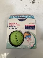 APPROX X25 ASSORTED ITEMS TO INCLUDE SENSITIVE FRAGRANCE FREE LAUNDRY BALLS.