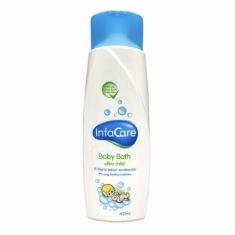 24 X INFACARE ULTRA MILD BABY BUBBLE BATH, 400ML.