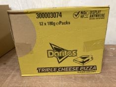 7 X DORITOS TRIPLE CHEESE PIZZA 12 X 180G PACKS.