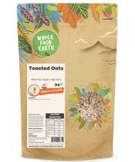 8 X ASSORTED FOOD ITEMS TO INCLUDE WHOLEFOOD EARTH TOASTED OATS 3 KG | GMO FREE | HIGH FIBRE.