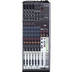 BEHRINGER XENYX 1204USB PREMIUM 12-INPUT 2/2-BUS MIXER WITH XENYX MIC PREAMPS AND COMPRESSORS, BRITISH EQ AND USB/AUDIO INTERFACE, COMPATIBLE WITH PC AND MAC.