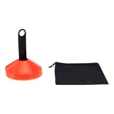 6 X BASICS SPORTS PRACTICE CONES, 20 CONES WITH HOLDER.