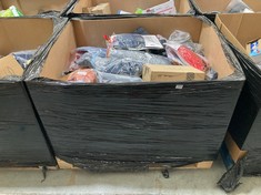 PALLET OF ASSORTED ITEMS TO INCLUDE FLIGHT ATTENDANT COSTUME SIZE S (KERBSIDE PALLET DELIVERY)