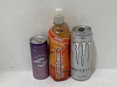 CAGE OF ASSORTED SOFT DRINKS TO INCLUDE FANTA FRUIT TWIST 330ML CAN - BBE 05 / 25 (COLLECTION ONLY)