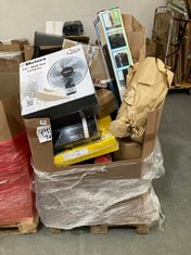 PALLET OF ASSORTED ITEMS TO INCLUDE BELACO 16" WALL FAN IN BLACK (KERBSIDE PALLET DELIVERY)