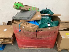 PALLET OF ASSORTED ITEMS TO INCLUDE NRS ADULT CRUTCHES (KERBSIDE PALLET DELIVERY)