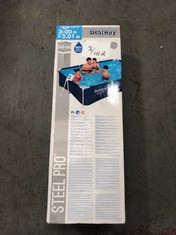 2 X BESTWAY STEEL PRO 3.00M X 2.01M POOL SET