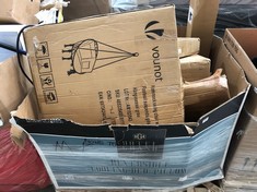 PALLET OF ASSORTED ITEMS TO INCLUDE VOUNOT HAMMOCK SWING CHAIR (KERBSIDE PALLET DELIVERY)