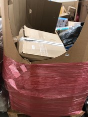 PALLET OF ASSORTED ITEMS TO INCLUDE MEDISANA ANALOGE PERSONAL SCALE (KERBSIDE PALLET DELIVERY)