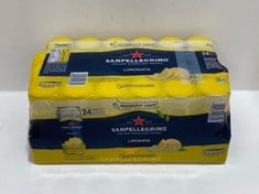 QTY OF SANPELLEGRINO LIMOATA 330ML - BBE: 09.24 (COLLECTION ONLY)