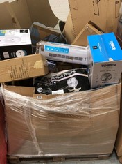 PALLET OF ASSORTED ITEMS TO INCLUDE NYXI 12" DESK FAN (KERBSIDE PALLET DELIVERY)