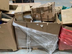 PALLET OF ASSORTED ITEMS TO INCLUDE HISENSE MICROWAVE (KERBSIDE PALLET DELIVERY)