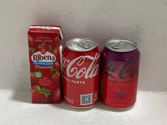 CAGE OF ASSORTED SOFT DRINKS TO INCLUDE BAR CREAM SODA 330ML - BBE 05 / 25 (AGE NOT INCLUDED) (COLLECTION ONLY)