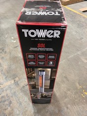 TOWER SOL 2000W PATIO HEATER TO INCLUDE HEDGE TRIMMER