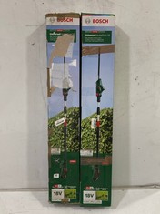 2 X BOSCH 18V UNIVERSAL HEDGE POLE 18