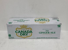 CAGE OF CANADA DRY DIET GINGER ALE - B.B: (CAGE NOT INCLUDED) (COLLECTION ONLY)