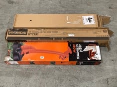 3 X ASSORTED GARDEN TOOLS TO INCLUDE BLACK & DECKER 250M STRIMMER 350W