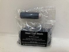 72 X STONE THE CROWS GLASS BEADS KIT - GREY - SQ 14CM - TOTAL RRP £4680