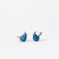 32 X STONE THE CROWS SMALL PAIR OF SONG BIRDS - BLUE - (H) 5 X (W) 8.5 X (D) 3.5 CM - TOTAL RRP £416