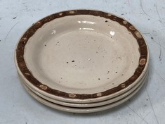 18 X STONE THE CROWS DESSERT PLATE - DIAMETERMETER 23CM - TOTAL RRP £126