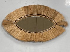 4 X STONE THE CROWS SMALL OVAL GRASSES MIRROR - - TOTAL RRP £320