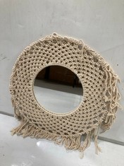 12 X STONE THE CROWS MEDIUM CLASSIC MACRAME MIRROR - - TOTAL RRP £720