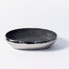 12 X STONE THE CROWS LARGE BOWL - CHARCOAL - (H) 7 X (W) 30 X (D) 26 CM - TOTAL RRP £576