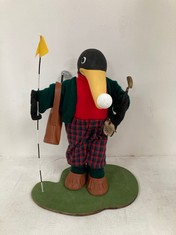 6 X STONE THE CROWS ERNIE - GOLFER- HEIGHT 44CM - TOTAL RRP £360