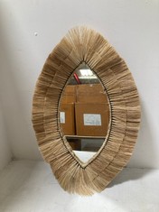 6 X STONE THE CROWS LARGE OVAL GRASSES MIRROR - - TOTAL RRP £600