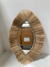 6 X STONE THE CROWS LARGE OVAL GRASSES MIRROR - - TOTAL RRP £600