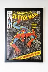 1971 The Amazing Spider-Man #100 signed by Stan Lee Print No. H/C 1 of 10