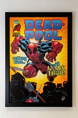 1997 Dead-Pool #2 - Cutting Class at Ninja High! Medium: Boxed Canvas, Image Size: 40" x 27.5", signed by Stan Lee Print No. 70 of 195