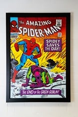 1966 The Amazing Spider-Man #40 - Spide Saves The Day, Medium: Boxed Canvas, Image Size: 40" x 27.5" Signed by Stan Lee Print No.146 of 195