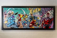 1991 X-Men – Volume 2 #1, Medium: Boxed Canvas, Image Size: 26.5" x 65" signed by Stan Lee Print No. i1 of 9