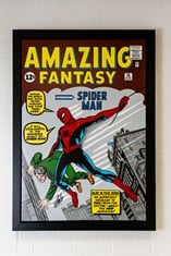 1962 Amazing Fantasy #15 Introducing Spider-Man, Medium: Boxed Canvas, Image Size: 40" x 27.5" signed by Stan Lee Print No. 7 of 195