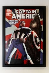 2006 Captain America #18 - Twenty-First Century Blitz, Medium: Boxed Canvas, Image Size: 44" x 30", signed by Stan Lee Print No. 34 of 95