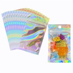 43 X 100 PIECES RESEALABLE SMELL PROOF FOIL POUCH FLAT FOR PARTY FAVOR MYLAR BAGS FOR FOOD STORAGE PACKAGING BAGS, 2.4X4INCH, 6X10CM   - TOTAL RRP £215: LOCATION - A RACK