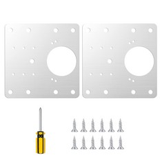 QUANTITY OF ITEMS TO INCLUDE  2 X CUPBOARD HINGE REPAIR PLATE,KITCHEN CUPBOARD HINGE REPAIR KIT,HINGE FIXING PLATE,HINGE MOUNTING PLATE,CABINET HINGE REPAIR PLATE,KITCHEN DOOR HINGE REPAIR PLATE,HING