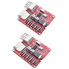 QUANTITY OF ASSORTED ITEMS TO INCLUDE HAILEGE 2PCS MP3 BLUETOOTH DECODER BOARD LOSSLESS CAR SPEAKER AUDIO AMPLIFIER BOARD MODIFIED BLUETOOTH 4.1 CIRCUIT STEREO RECEIVER MODULE 5V: LOCATION - A RACK